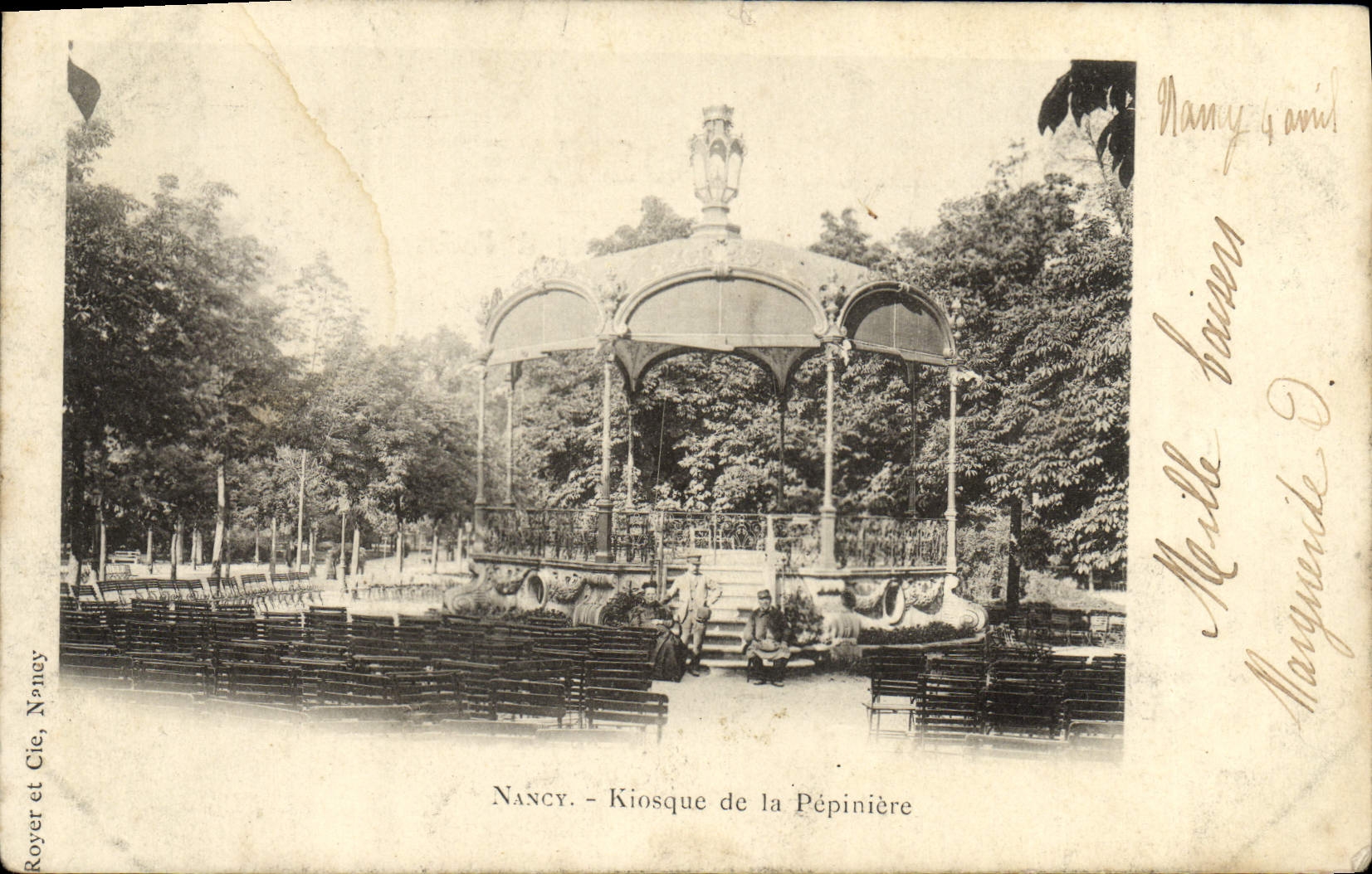 CPA Nancy Kiosque De La Pepiniere