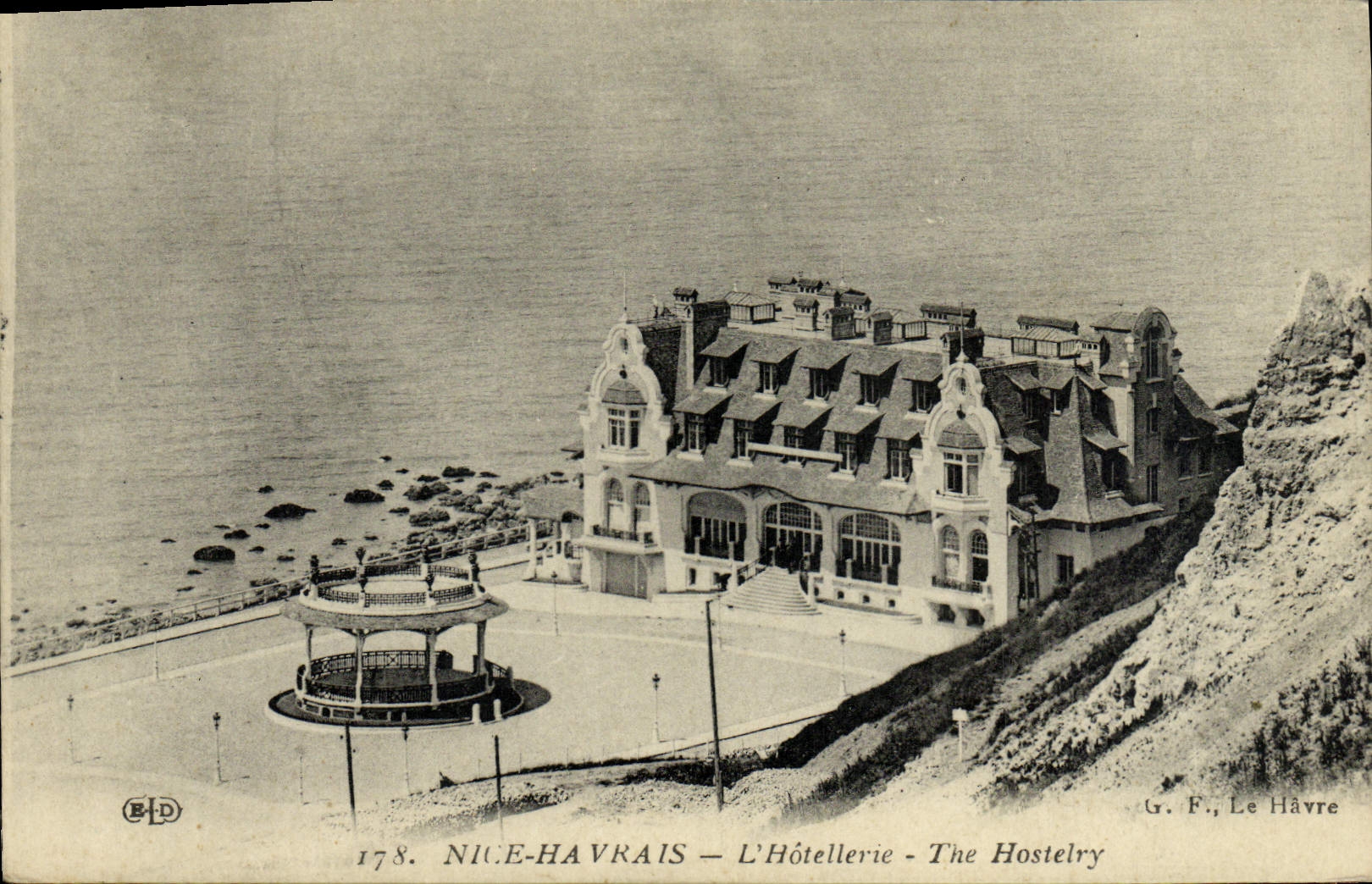 Natural de la POSTAL de la VENDIMIA Niza del comercio del hotel de Le Havre