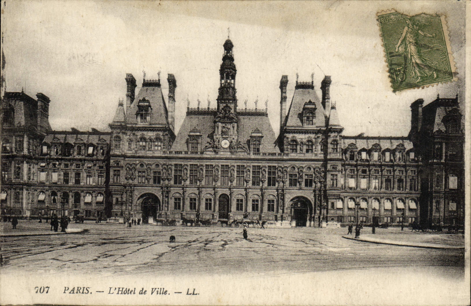 CPA Paris L'Hotel De Ville