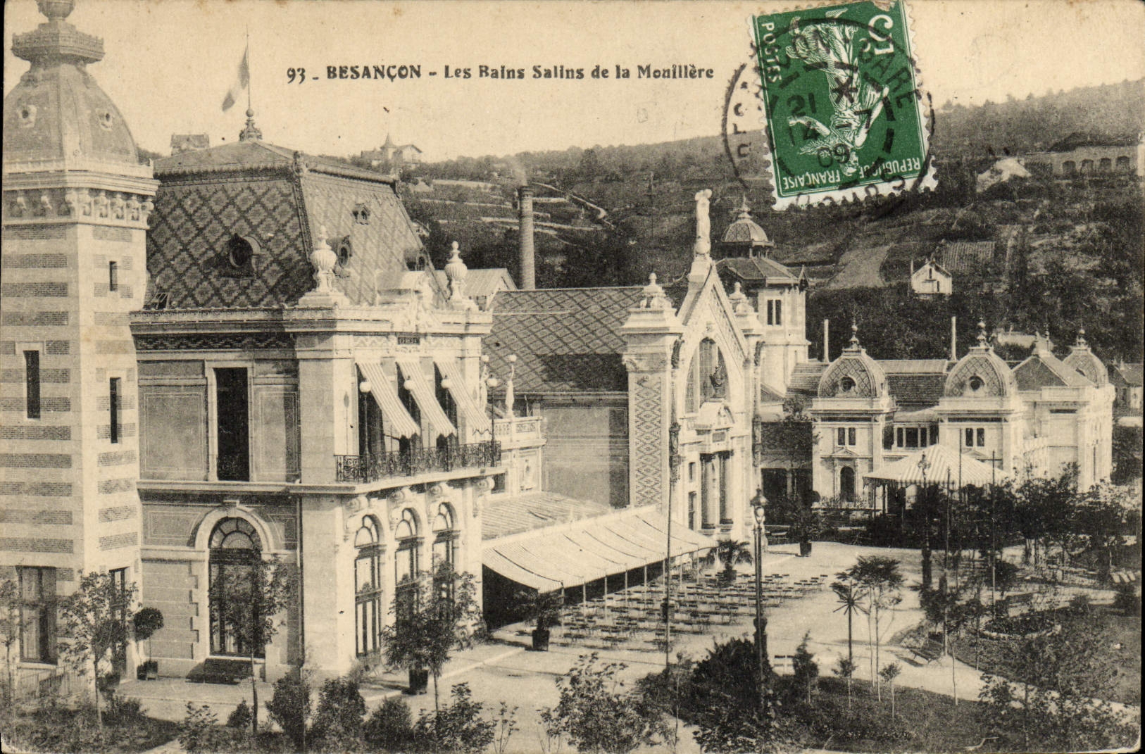 CPA Besancon Les Bains Salins De La Monillere