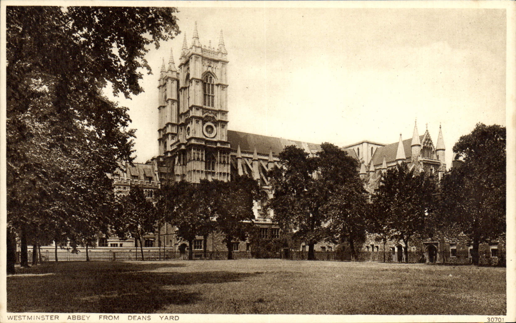CPA Westminster Abbey From Deans Yard London 
