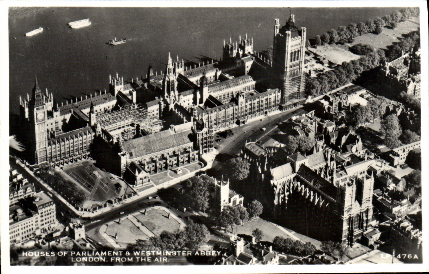 CPM House of Parliament Westminster Abbey London From the Air