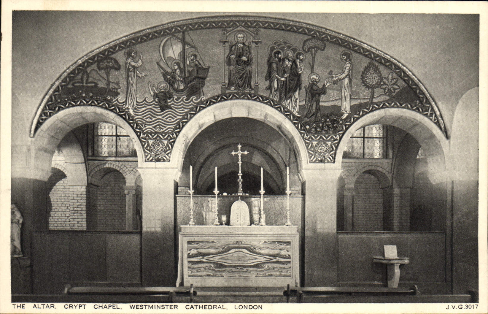 CPA The Altar Crypt Chapel Westminster Cathedral London