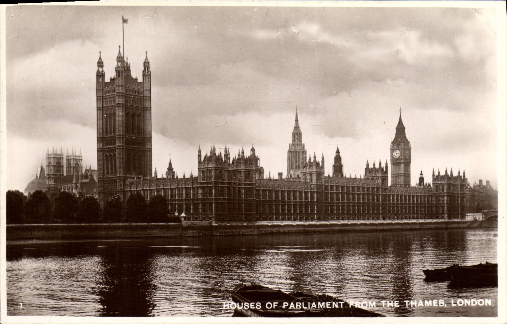 CPA House of Parliament From the Thames London