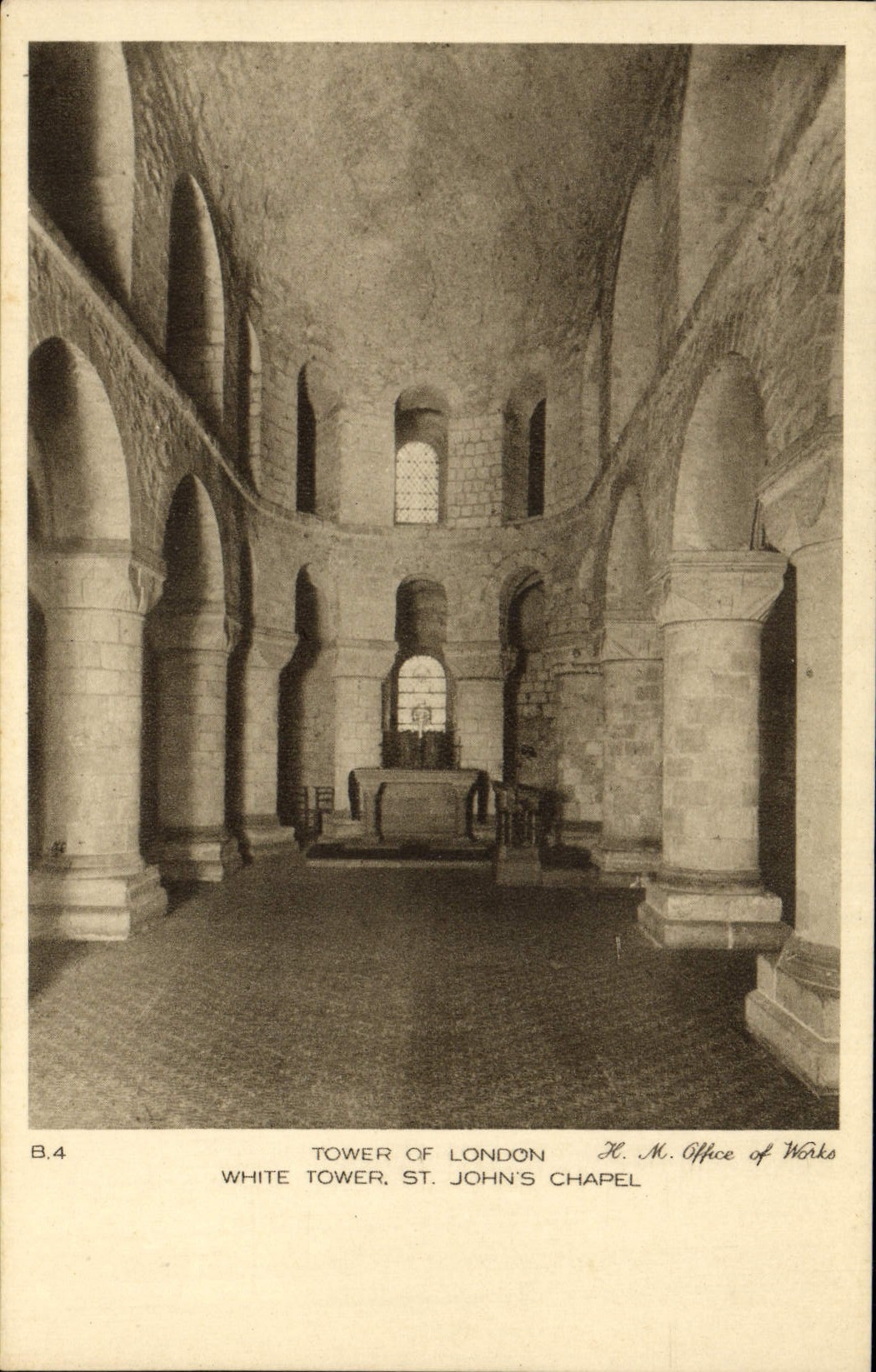 CPA Tower of London White Tower St Johns Chapel