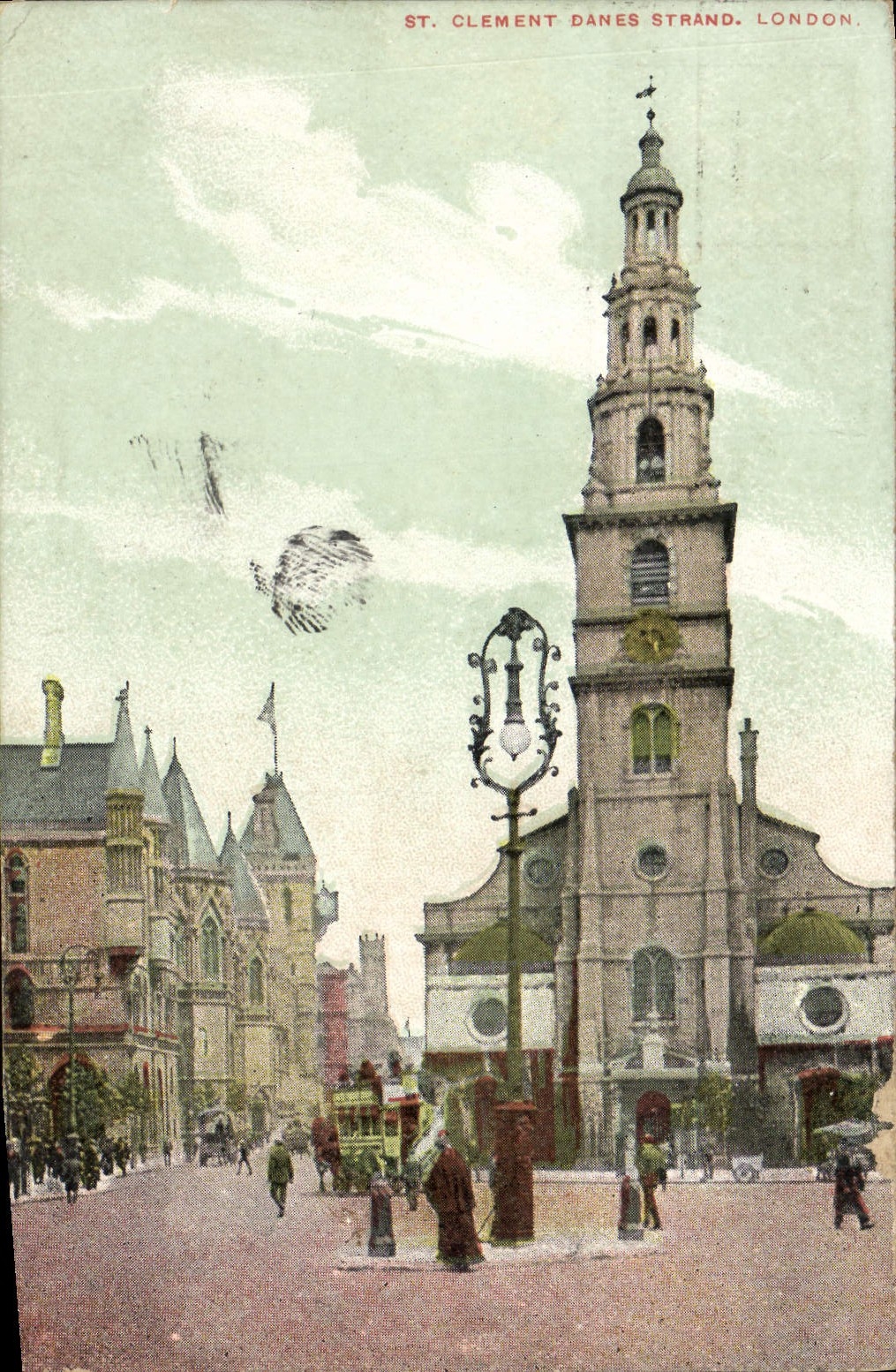 CPA St Clement Danes Strand London