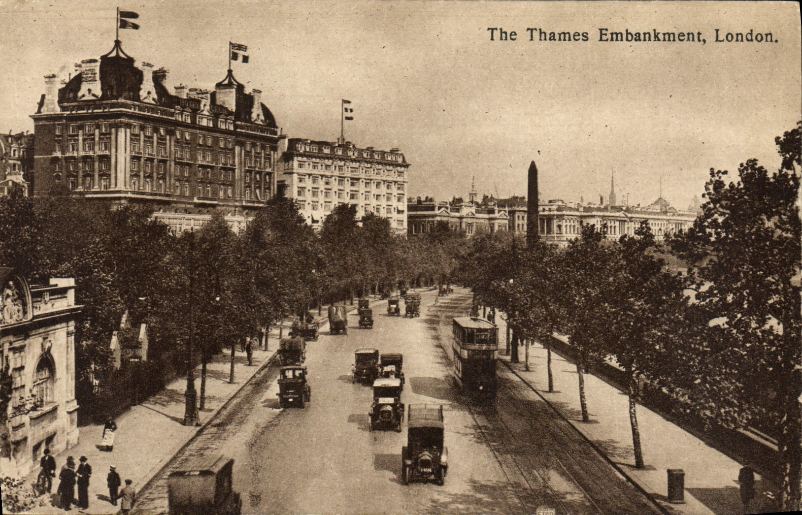 CPA The Thames Embamkment London