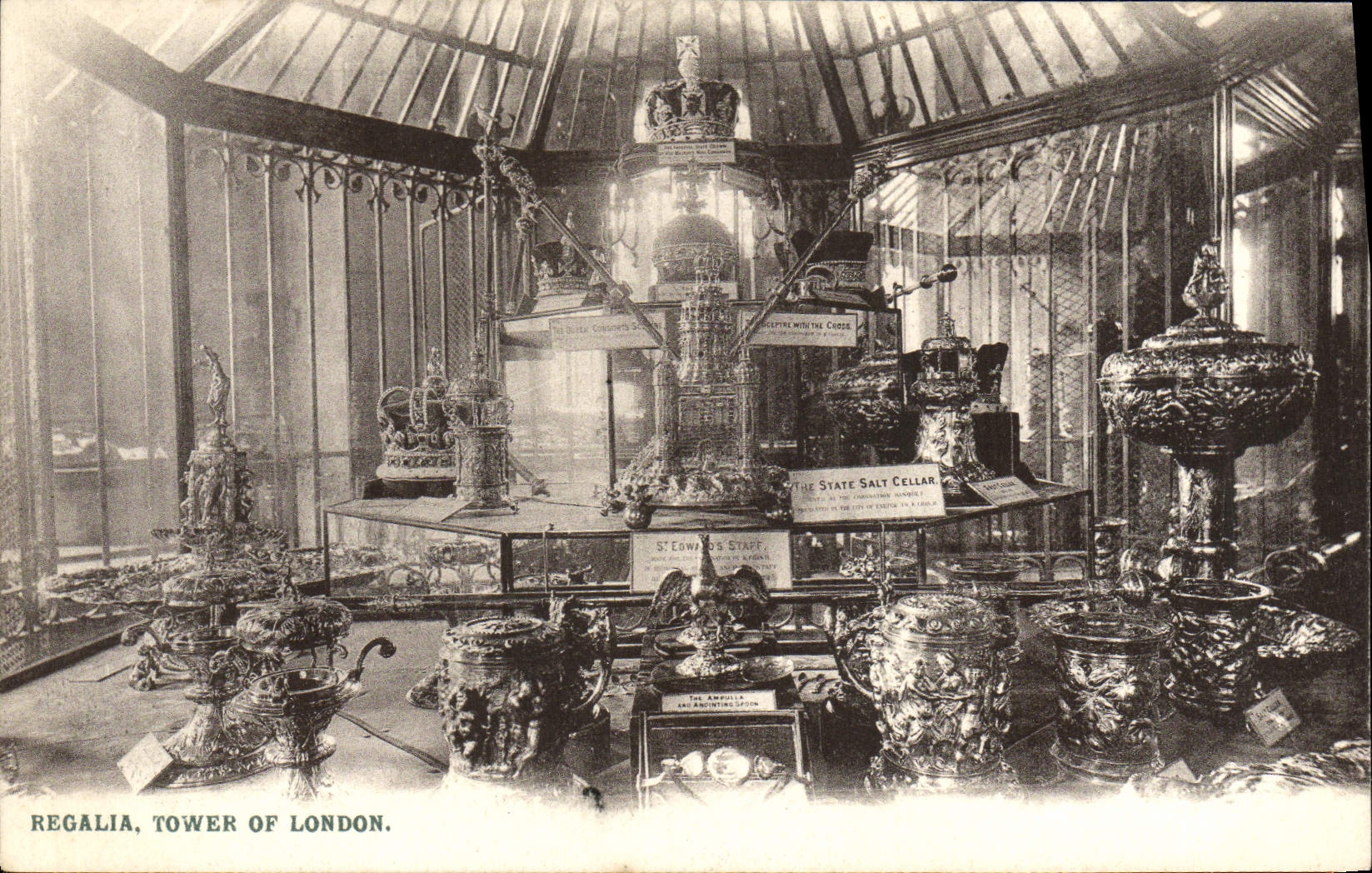 VINTAGE POSTCARD Regalia Tower Off London