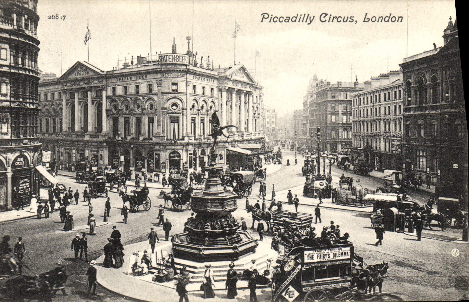 CPA Piccadilly Circus London