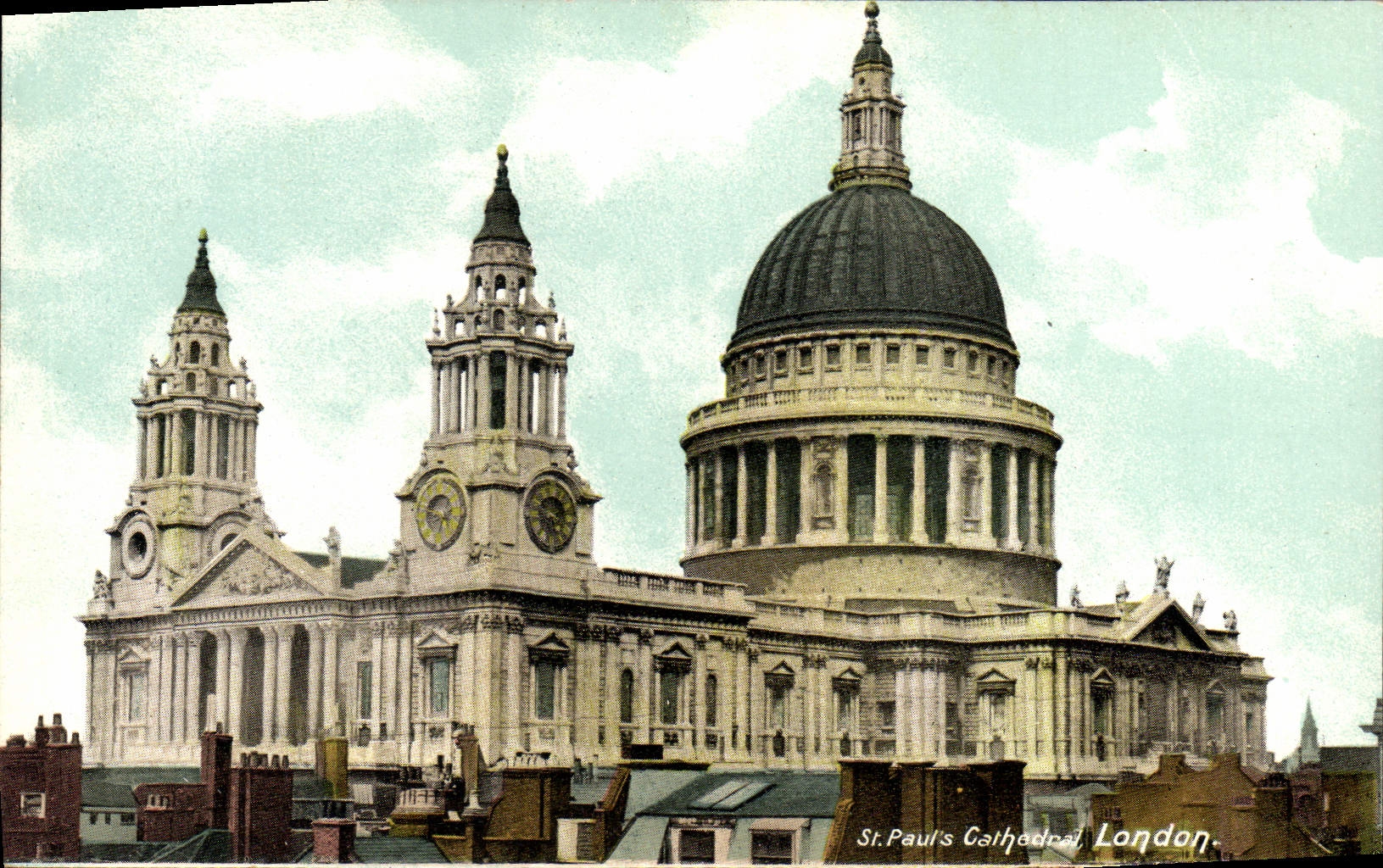 VINTAGE POSTCARD St Paul' S London Cathedral