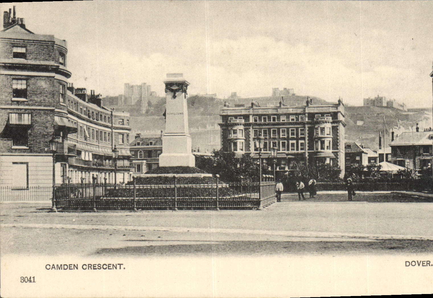 VINTAGE POSTCARD Dover Camden Crescent