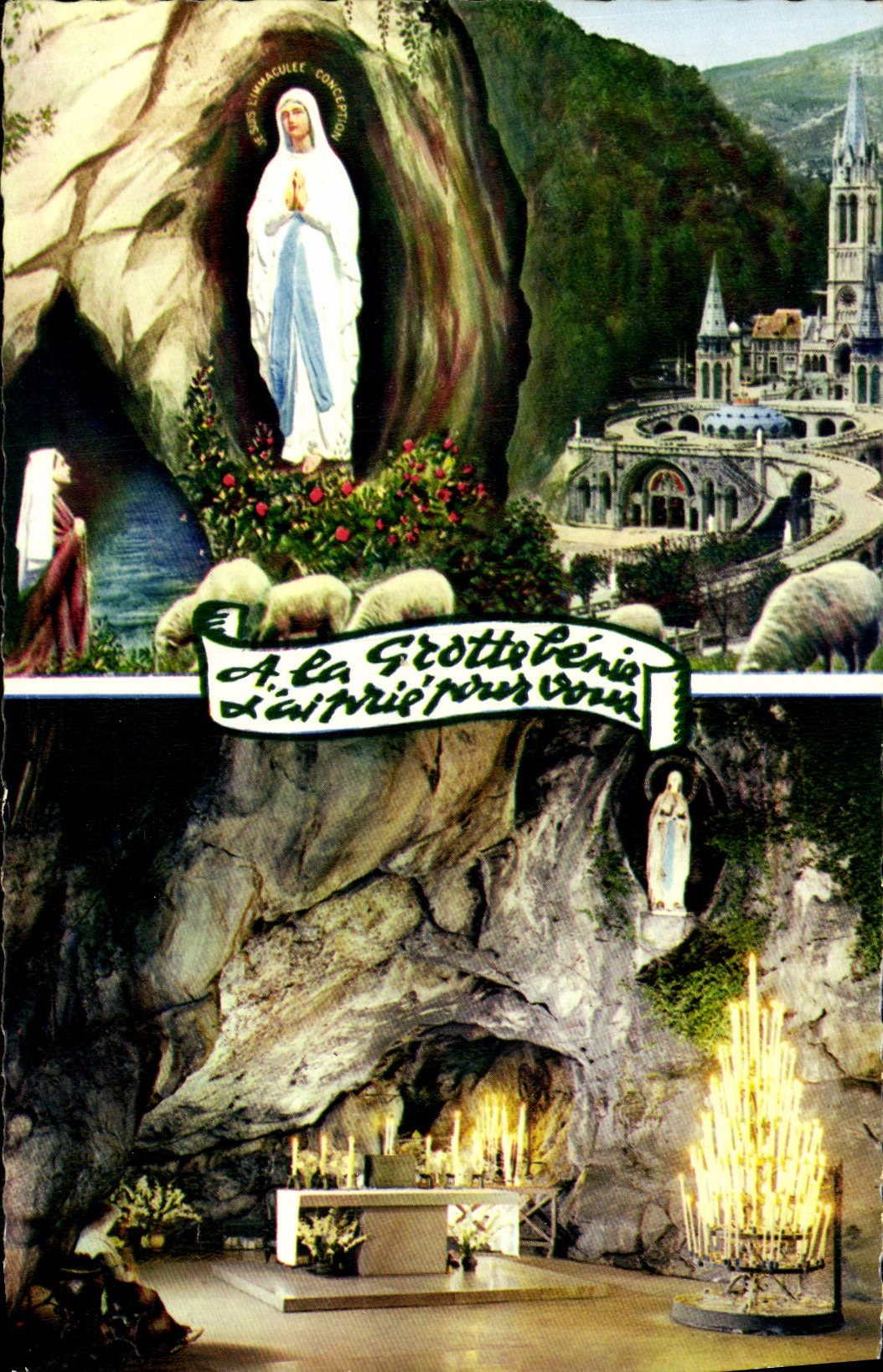 MODERN CARD Heavy the basilica appearance and the cave