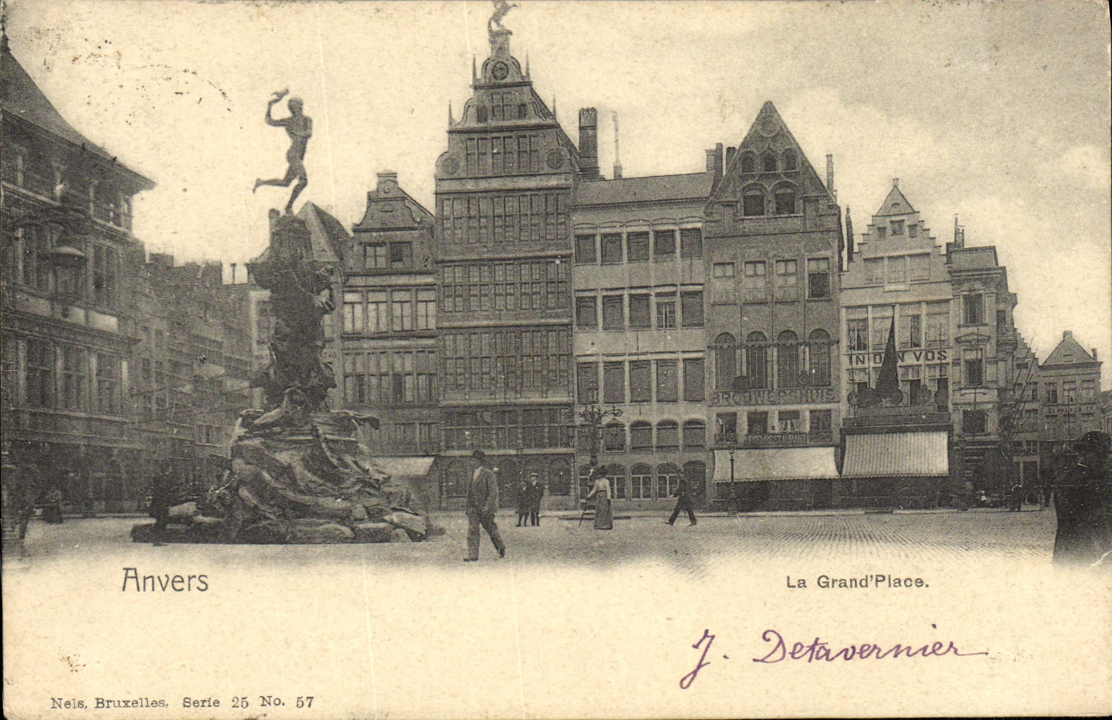 CPA Anvers La Grand Place
