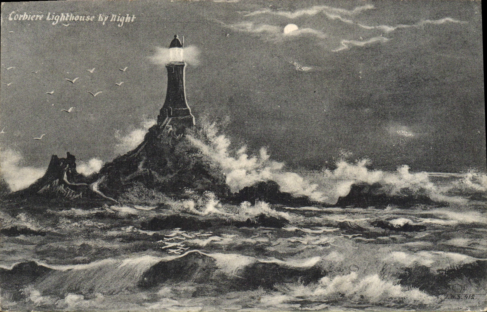 CPA Corbiere Lighthouse Jersey Phare