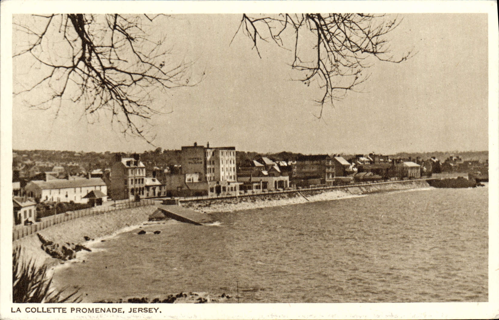 CPA La Collette Promenade Jersey
