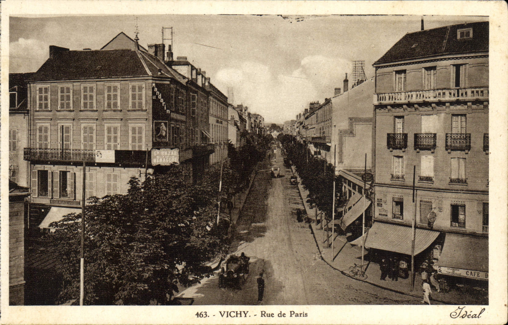 CPA Vichy Rue de Paris