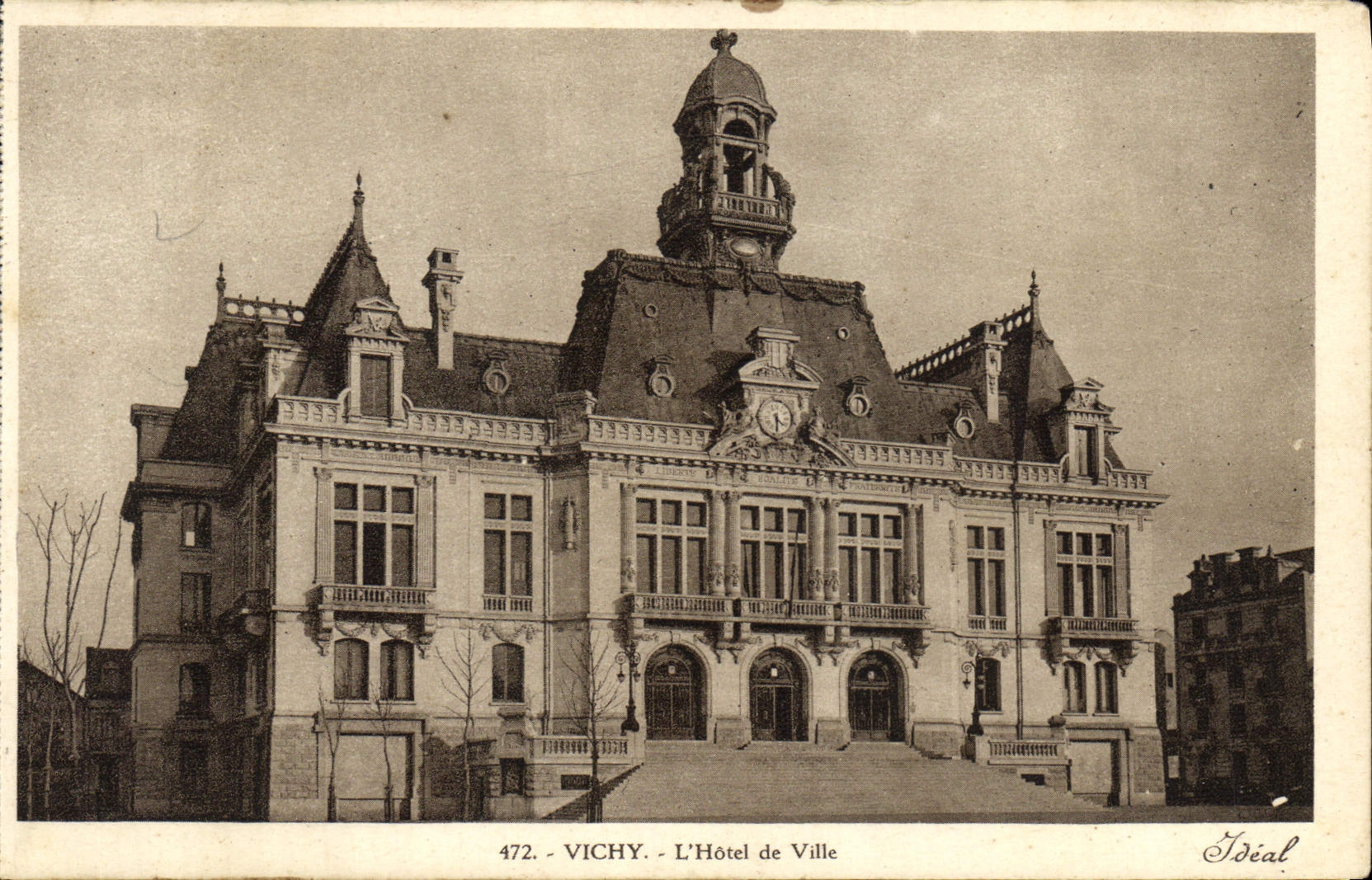 CPA Vichy L'hotel De Ville