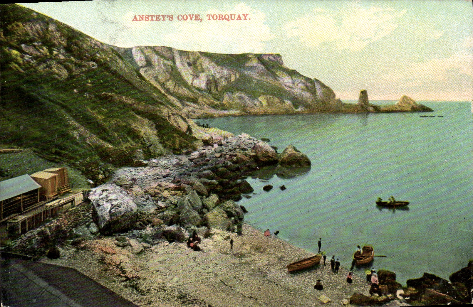 VINTAGE POSTCARD Tasteys Cove Torquay