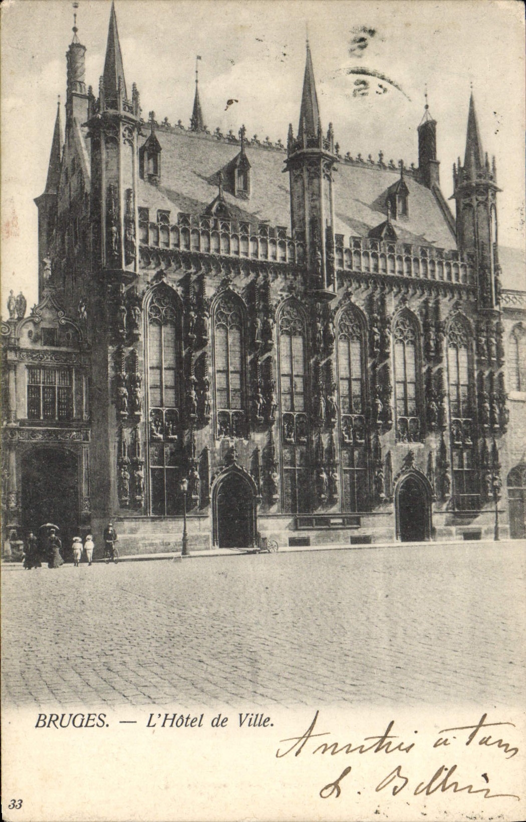 CPA Bruges L'Hotel De Ville