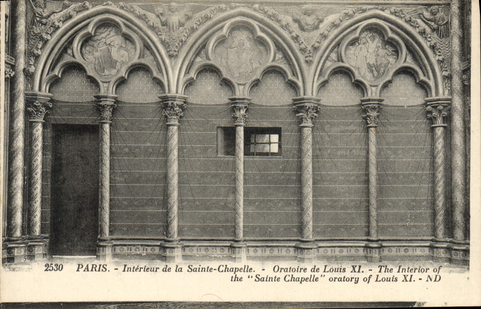 CPA Paris Interieur De La Sainte Chapelle Oratoire De Louis XI