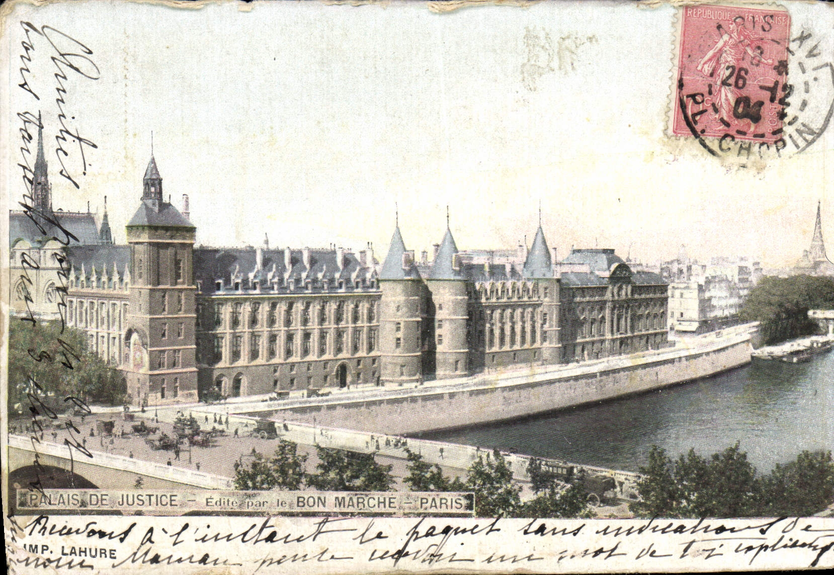 CPA Palais De Justice Paris