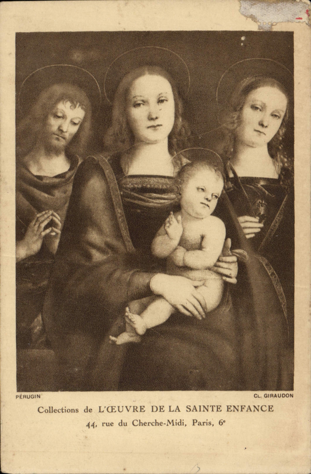 VINTAGE POSTCARD Perugin Giraudon