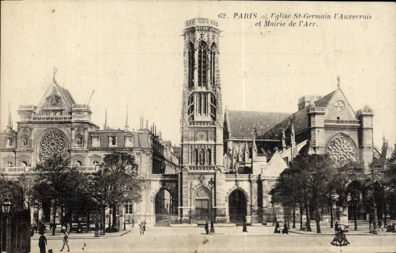 CPA Paris Eglise St Germain I'Auxerrois