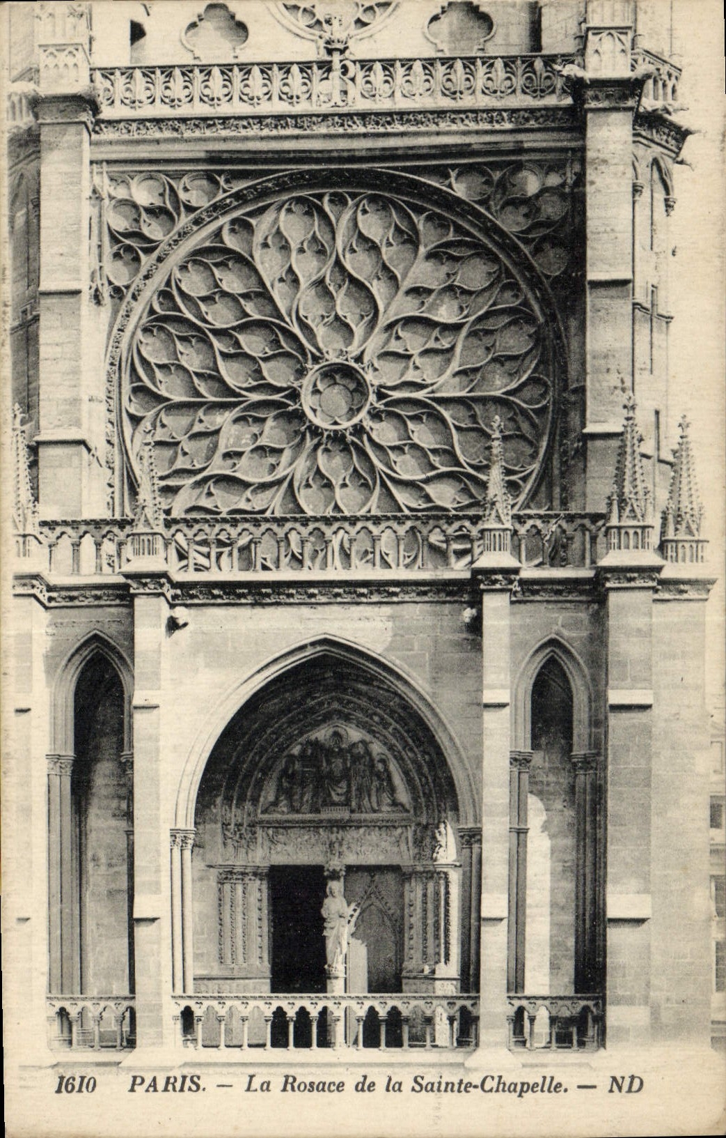 CPA Paris La Rosace De La Sainte Chapelle