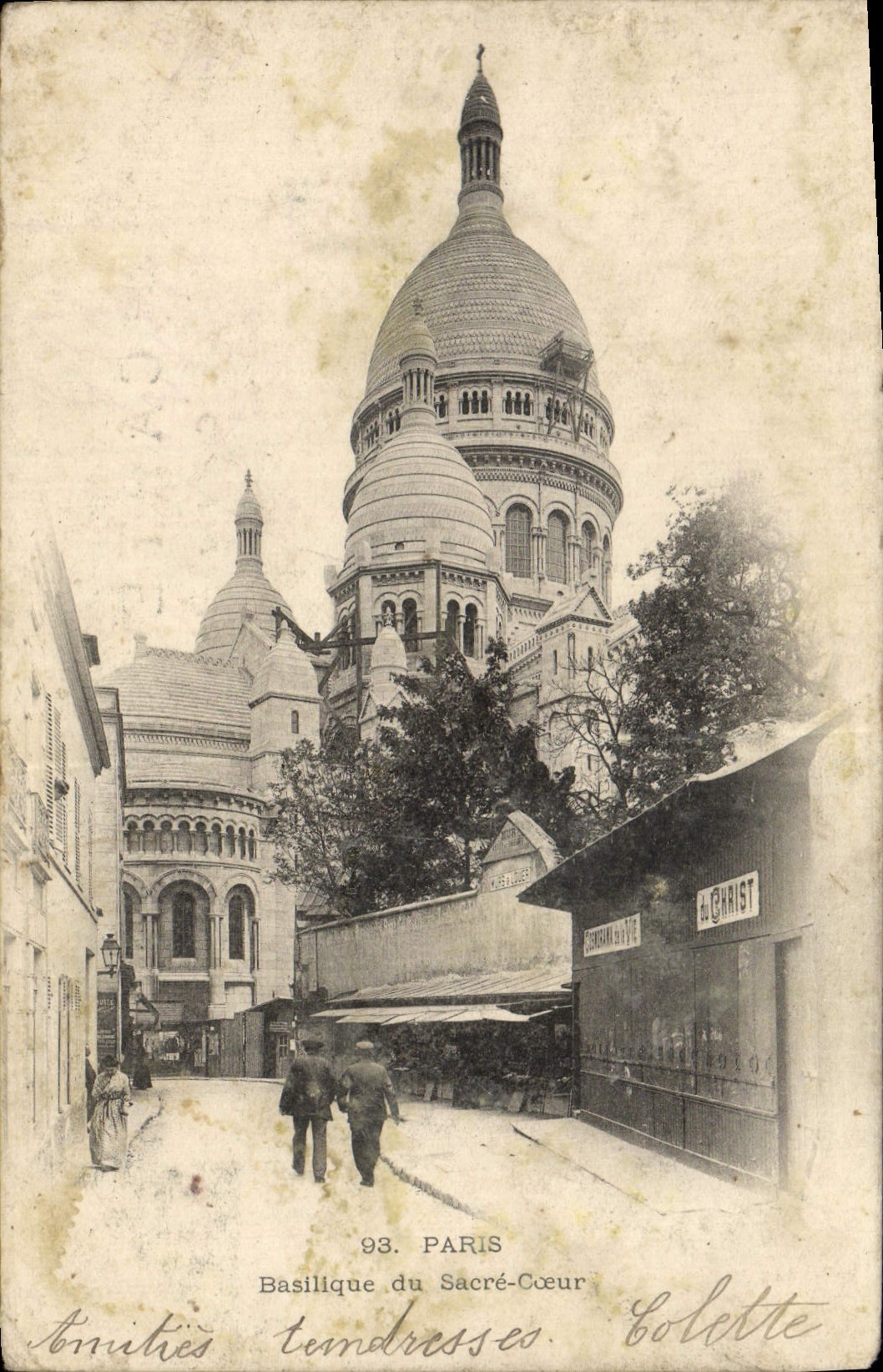 CPA Paris Basilique Du Sacre Coeur