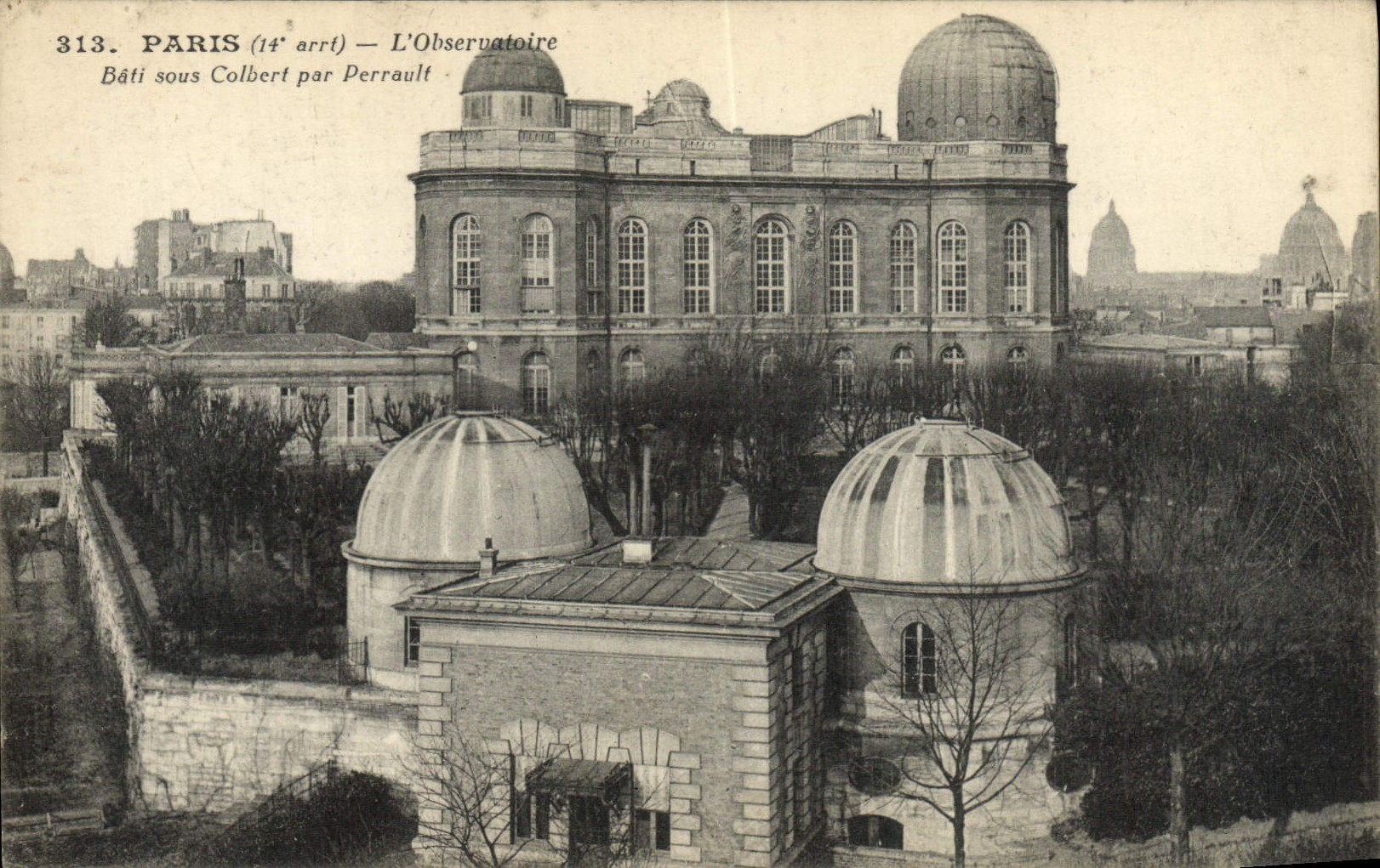 VINTAGE POSTCARD Paris the Observatory