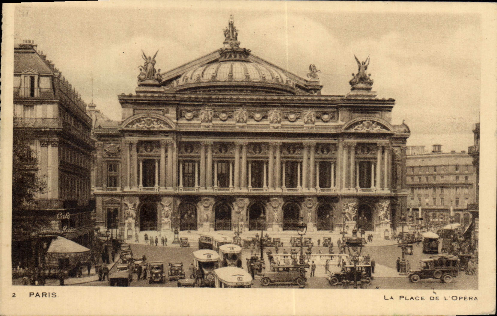 CPA Paris La Place De L'Opera