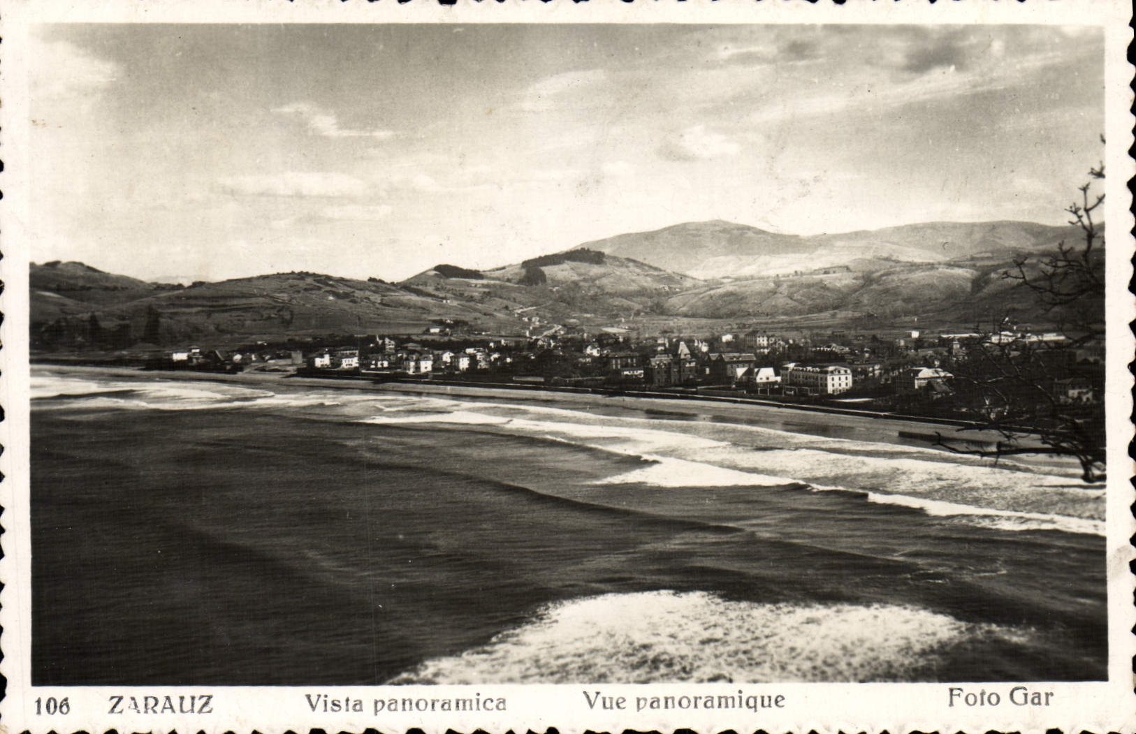 CPA Zarauz Vista Panoramica 