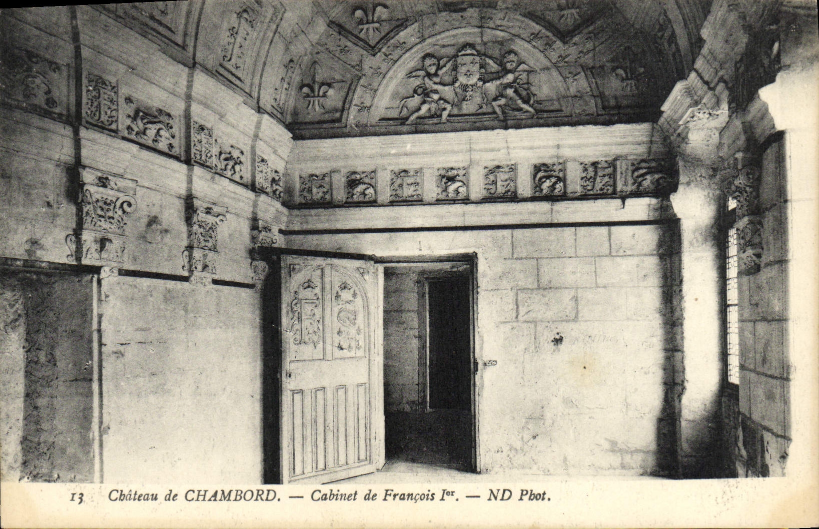 CPA Chateau De Chambord Cabinet De Francois 1er