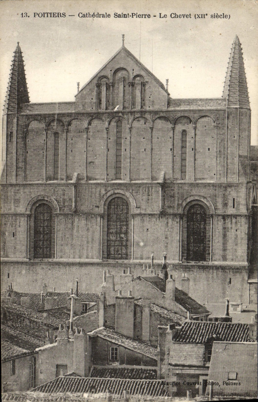 CPA Poitiers Cathedrale Saint Pierre Le Chevet
