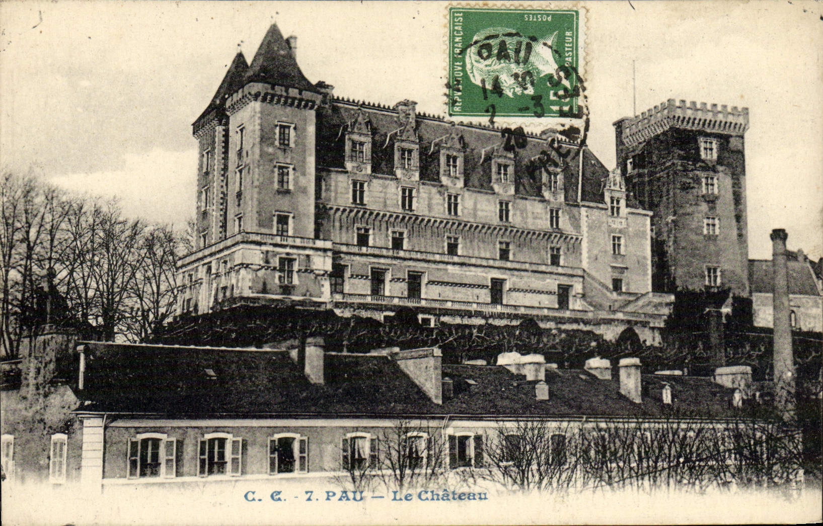 CPA Pau Le Chateau