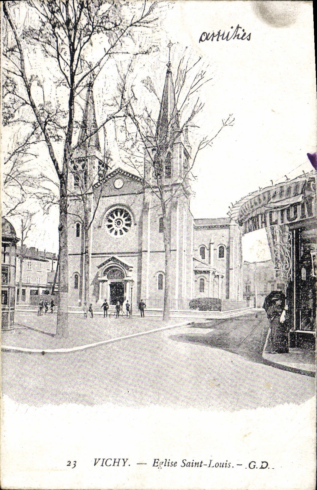 CPA Vichy Eglise Saint Louis