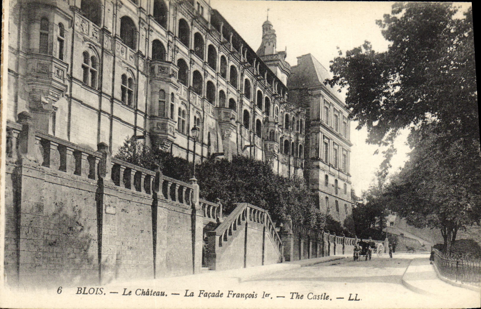 CPA Blois le Chateau La Facade Francois 1er