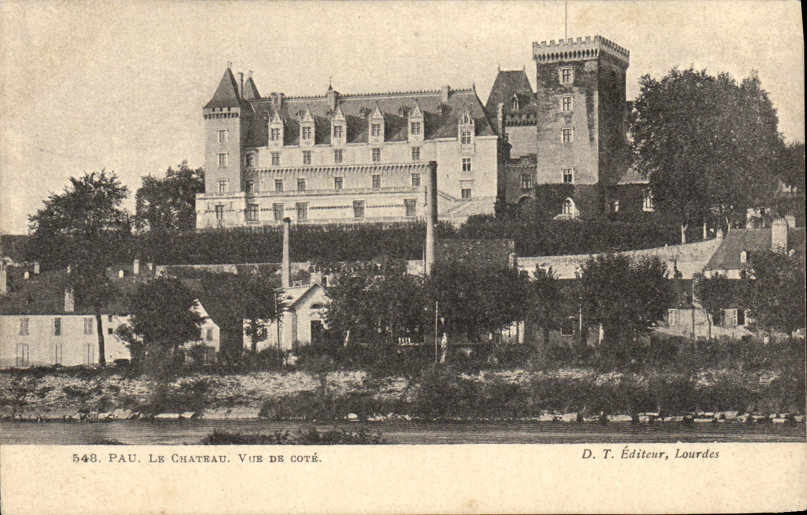 CPA Pau Le chateau 