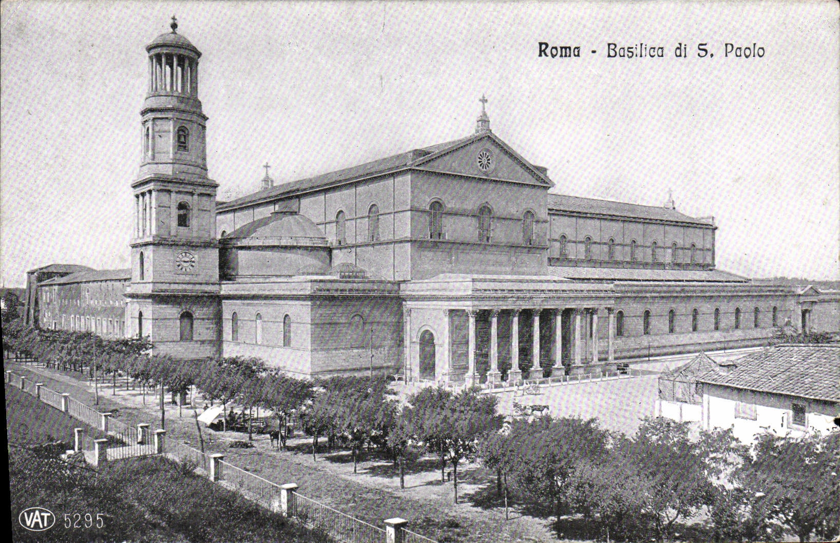 CPA Roma Basilica di S Paolo