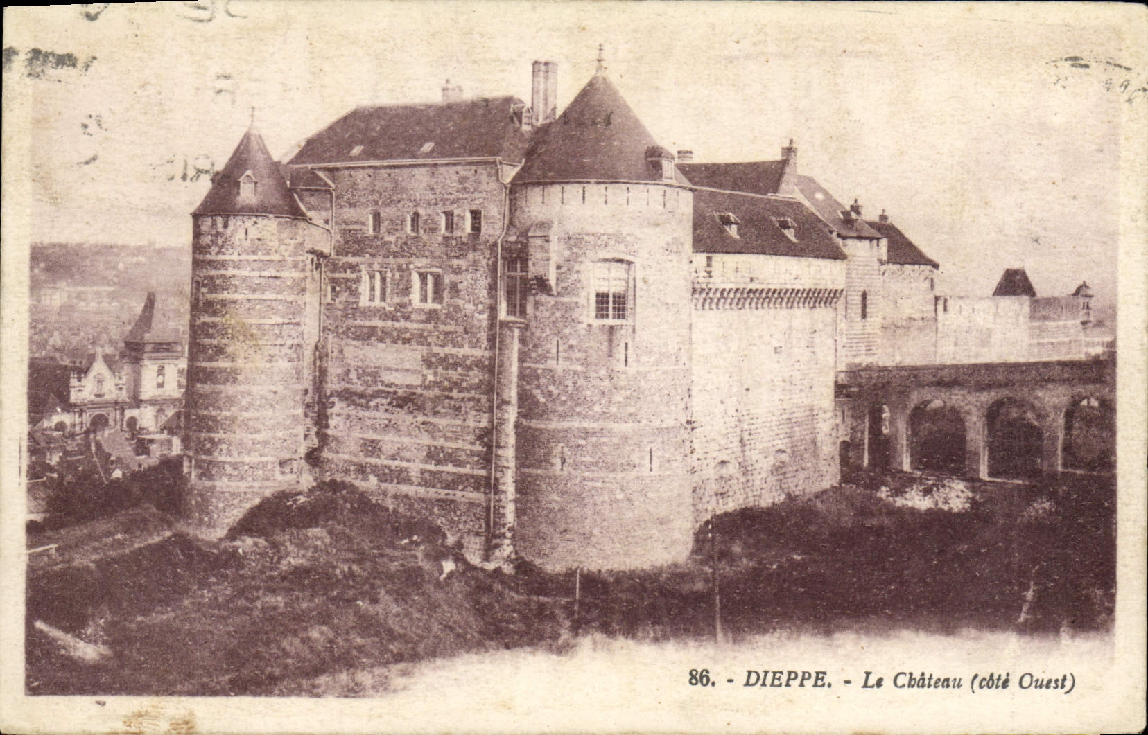 CPA Dieppe Le Chateau