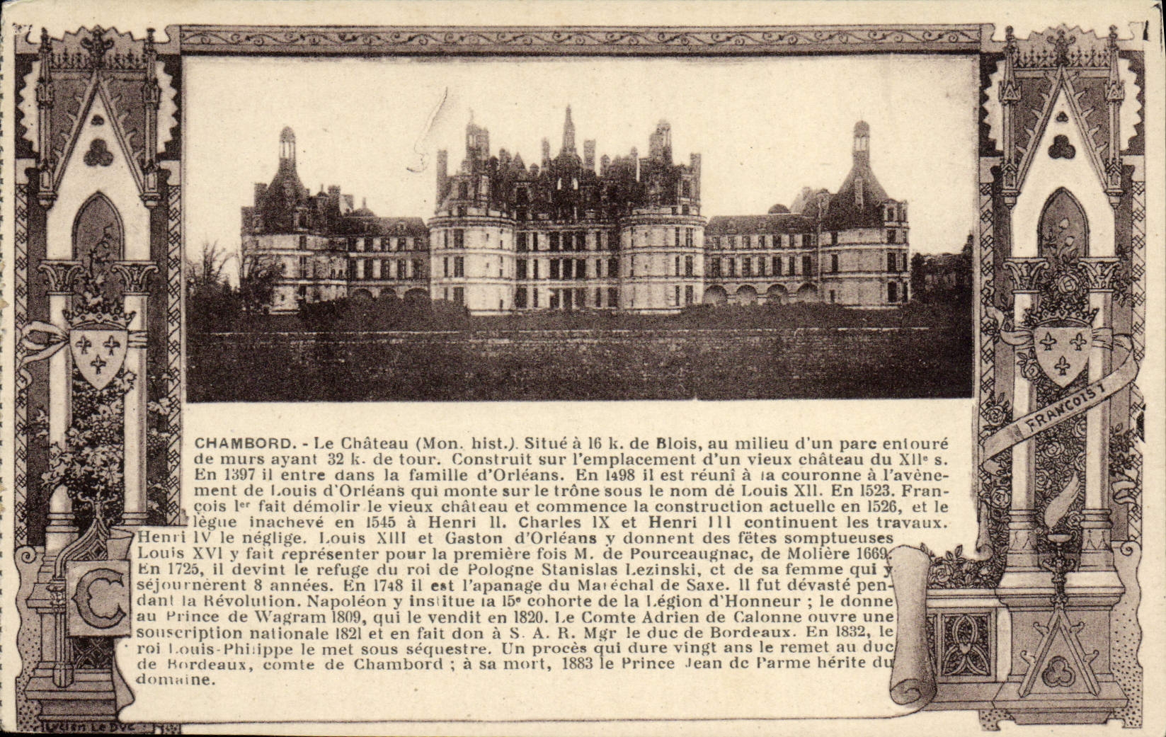 CPA Chambord Le Chateau 