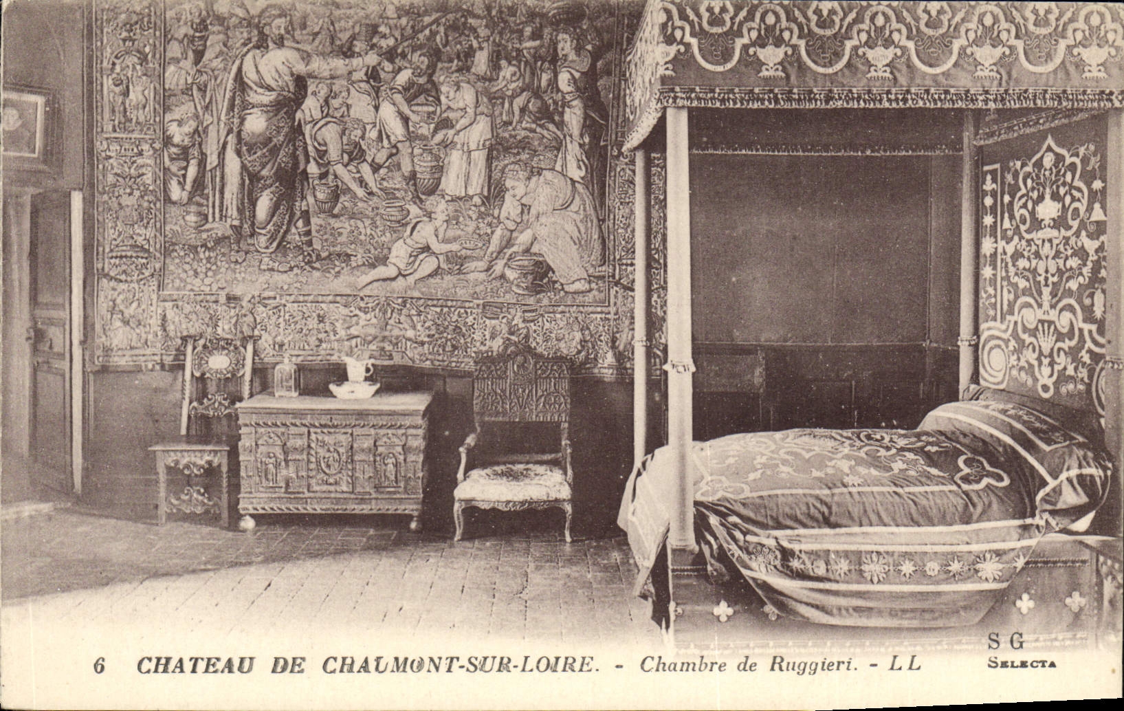 CPA Chaumont Sur Loire Chambre de Ruggieri