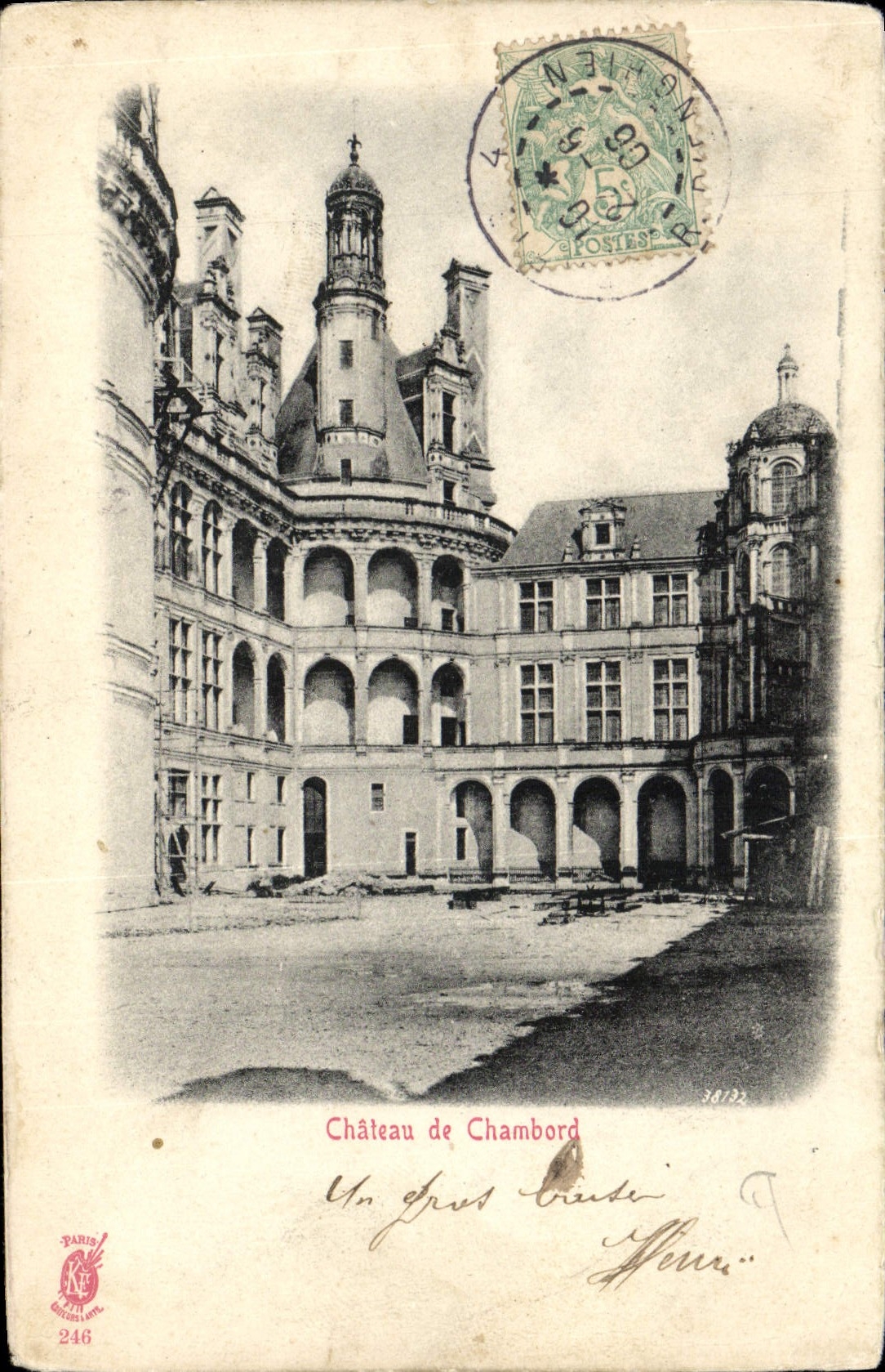 CPA Chateau de Chambord