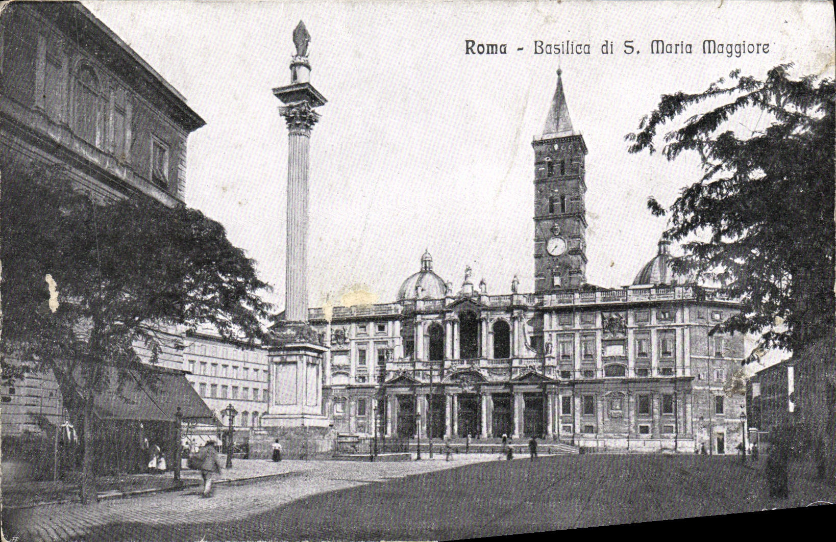 POSTAL Basillca Di S Maria Maggiore de la VENDIMIA remado