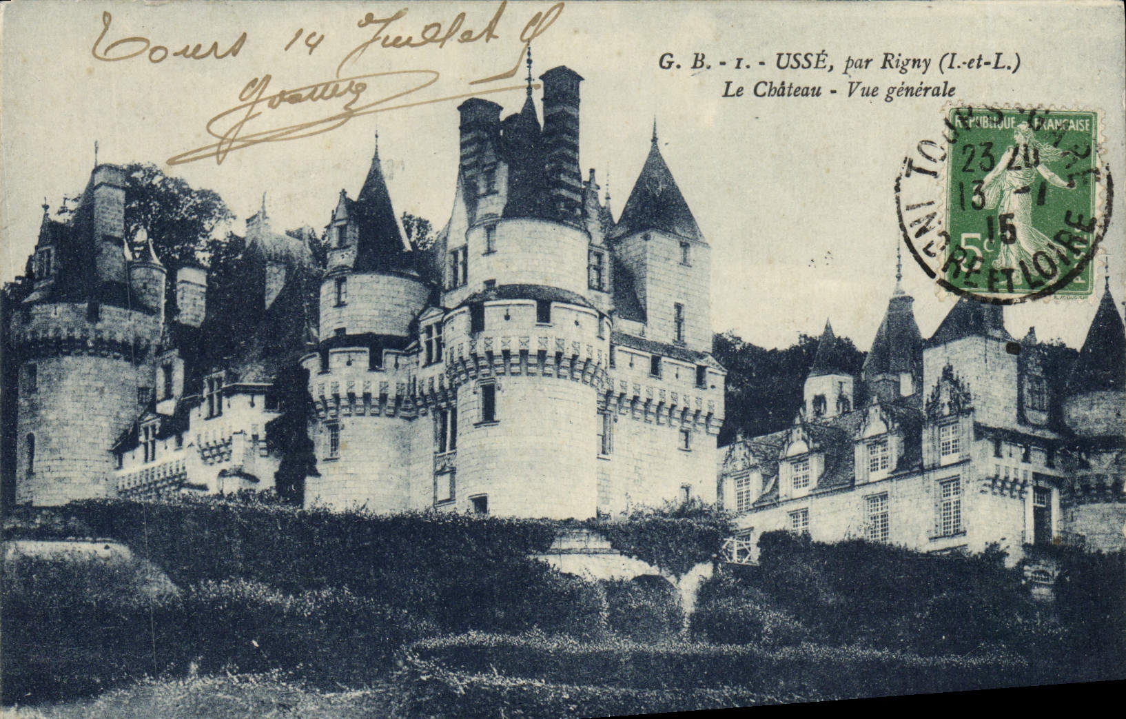 CPA Usse Par Rigny Le Chateau