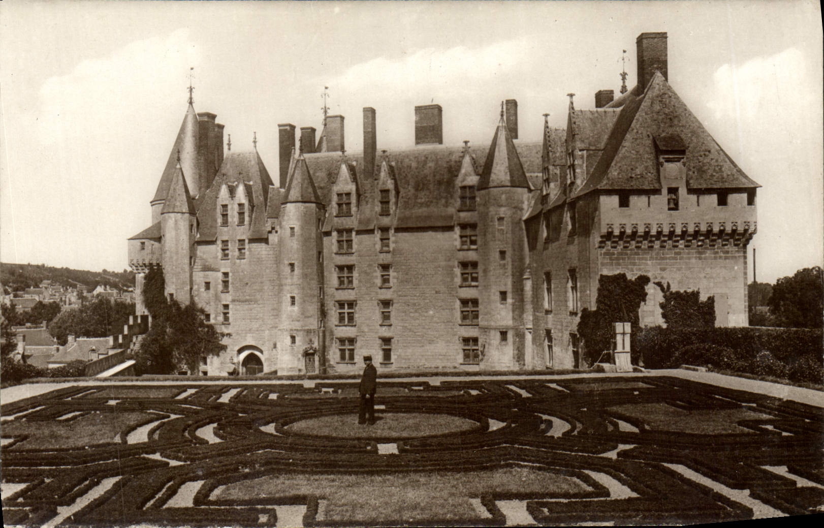 CPA Langeais Le Chateau Cote Ouest