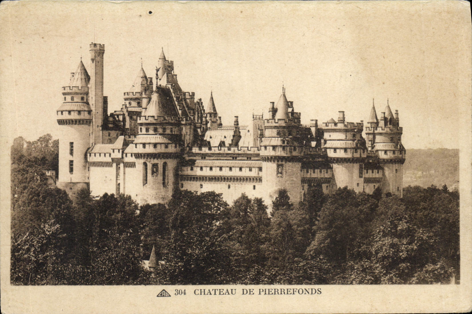 CPA Chateau De Pierrefonds