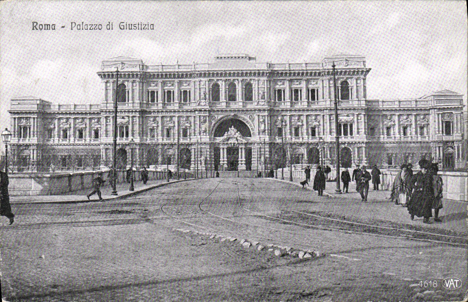 POSTAL Roma Palazzo di Giustiza de la VENDIMIA