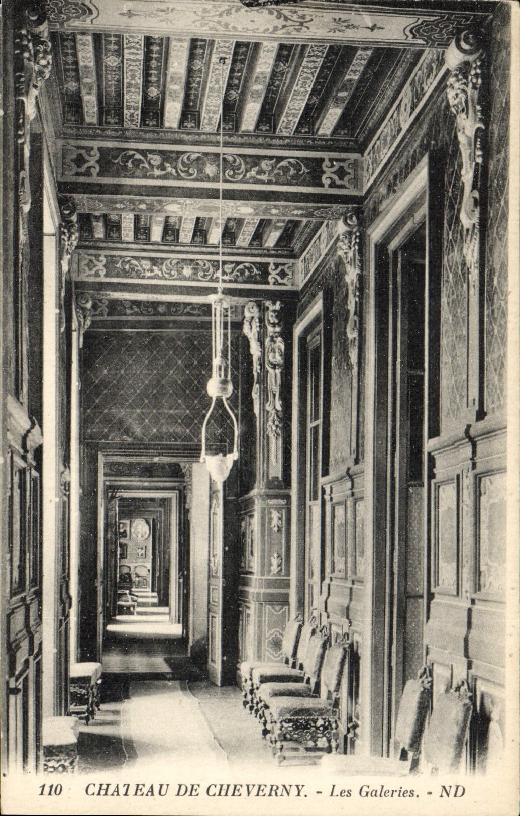 CPA Chateau De Cheverny Les Galeries