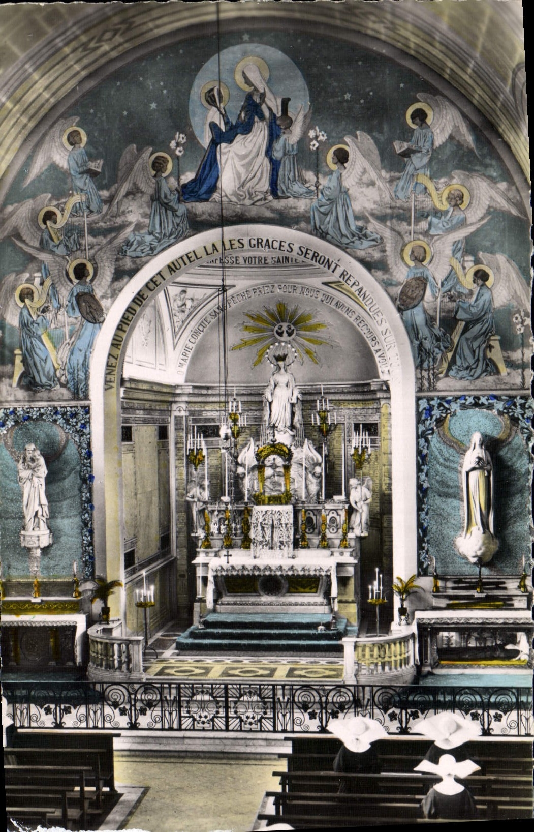 POSTAL MODERNA cámara acorazada milagrosa de Madaille